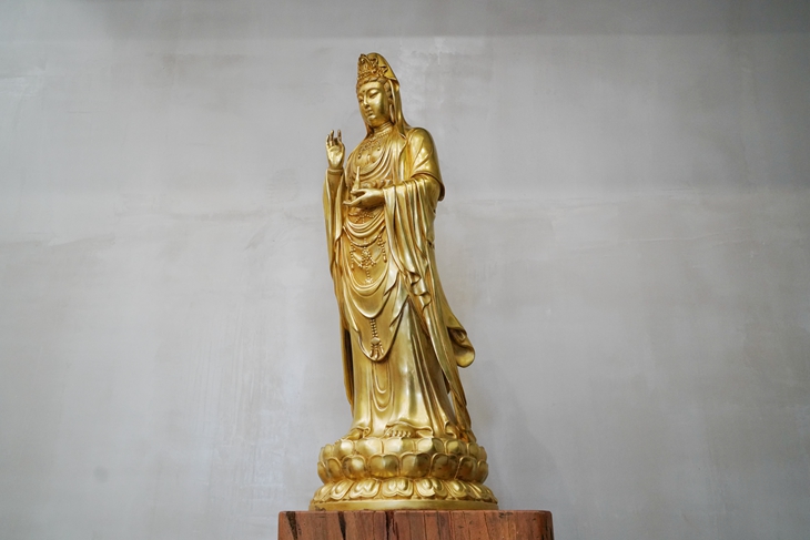 Bronze Kuan Yin Sculpture