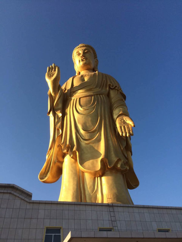 The Completion of the Golden Bronze Customized Tibet Buddha Statue